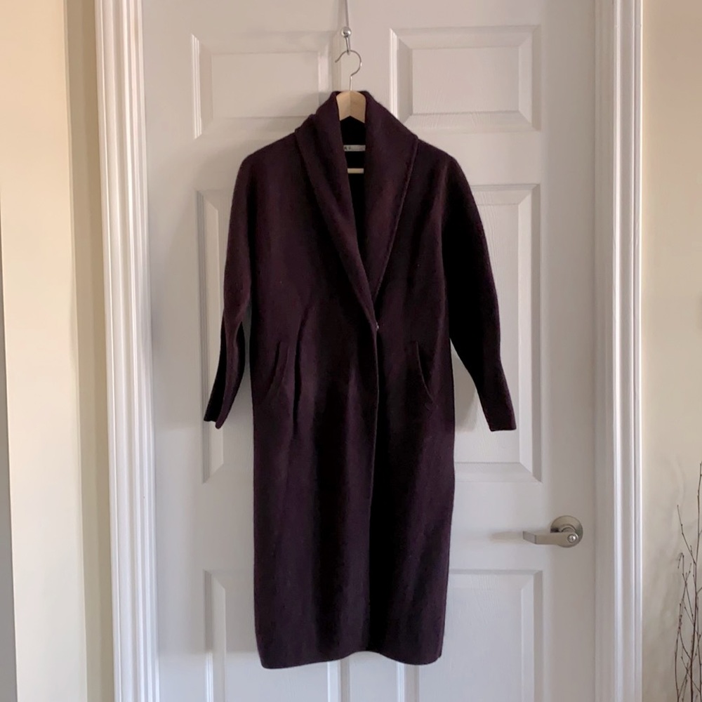 Women’s wool blend long coat